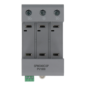 Warystorowy ogranicznik przepięć do instalacji fotowoltaicznych PV 3P, 1000V DC,  typ 2 (klasa C)  - Poglądowe zdjęcie